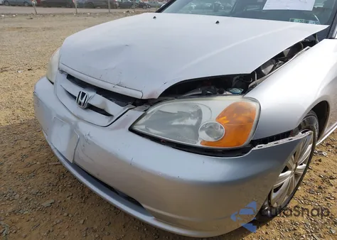 2001 Honda Civic Ex from USA, damaged, VIN 1HGEM21961L119532